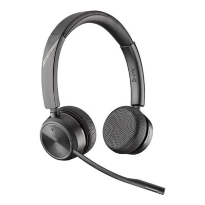 Auriculares poly savi 7220 office inalambrico negro