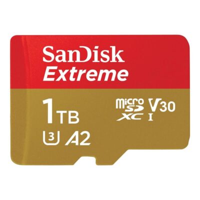 Tarjeta memoria micro secure digital 1tb sandisk extreme clase 10 uhs – i u3 + adaptador