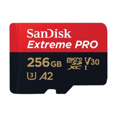Tarjeta memoria micro secure digital 256gb sandisk extreme pro clase 10 uhs – i u3 + adaptador