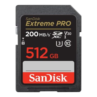 Tarjeta memoria secure digital sdxc 512gb sandisk extreme pro clase 10 uhs – i u3