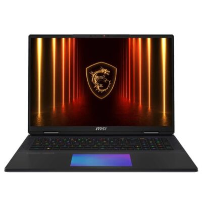 Portatil msi 18hx – ai – 245es u9 – 285hx 64gb ssd 2tb 18 pulgadas