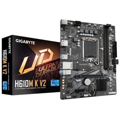Placa base gigabyte h610m k v2 matx lga 1700 – 2x ddr5 – 2x sata 6gb – s