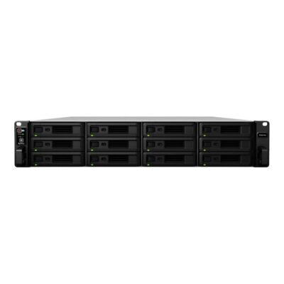 Servidor nas synology rs3618xs 8gb 12 bahias 2u rack gigabit ethernet