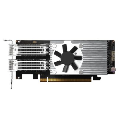 Tarjeta de red qnap qxg – 100g2sf – e810 2x qsfp28