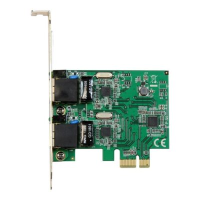 Tarjeta de red startech 2 puertos ethernet gigabit pci – e