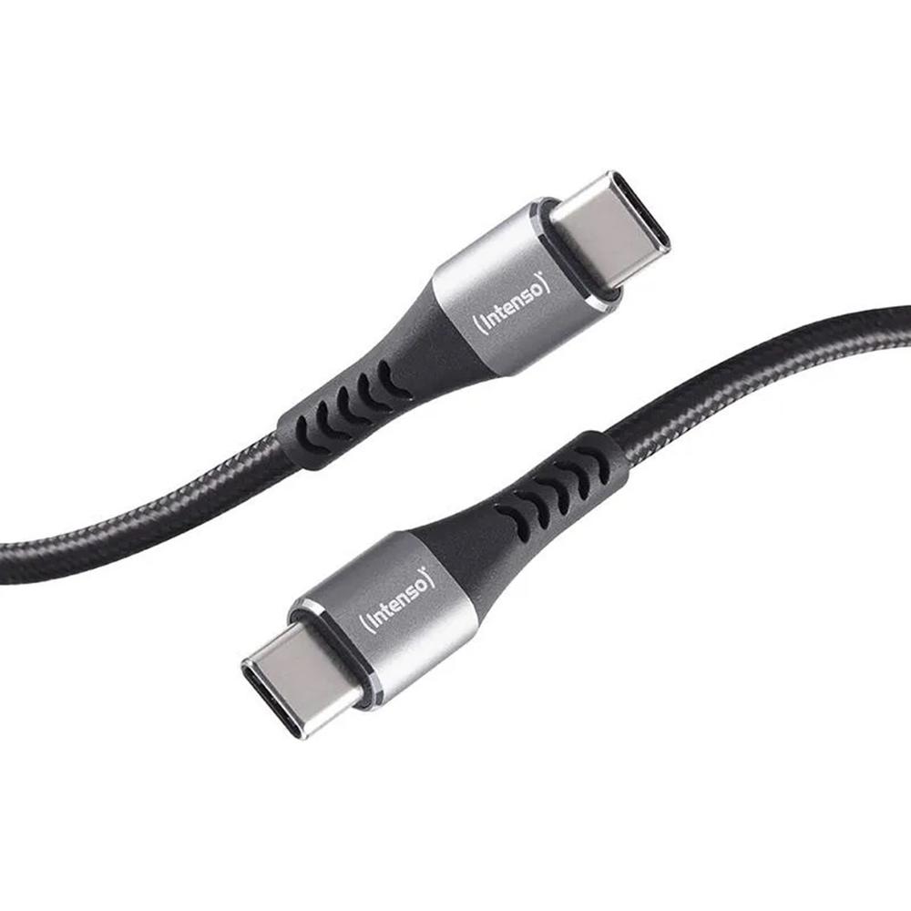 Cable usb tipo c intenso 1.5m - macho - macho - negro
