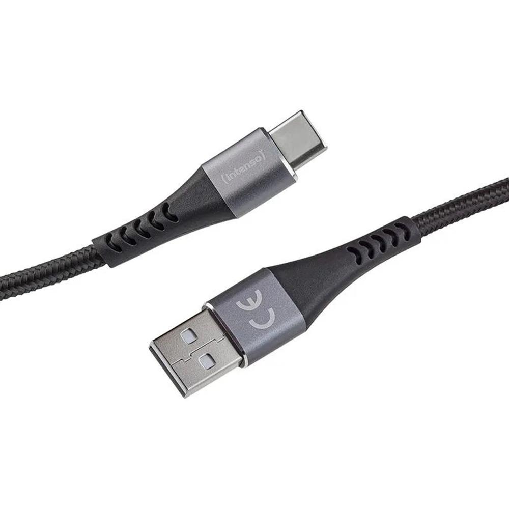 Cable usb tipo c a usb tipo a intenso 1.5m - macho - macho - negro
