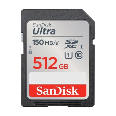 Tarjeta de memoria secure digital sdxc sandisk ultra – 512gb – clase 10 – sdxc – 150mb – s