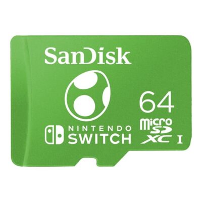 Tarjeta memoria micro secure digital 64gb sandisk nintendo switch uhs – i