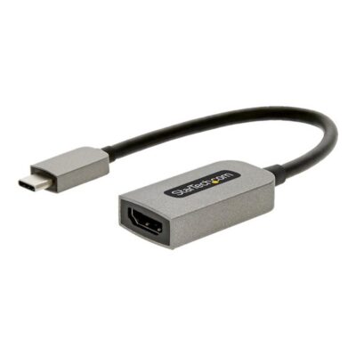 Adaptador usb tipo c a hdmi 4k uhd startech 13cm – macho – hembra – gris