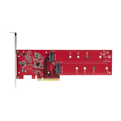 Tarjeta de interfaz startech dual – m2 – pcie – card – b
