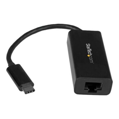 Adaptador usb tipo c a rj45 startech macho – hembra – negro