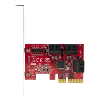 Tarjeta sata startech 6p6g – pcie – sata – card