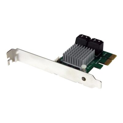 Tarjeta controladora pci express startech pexsat34rh