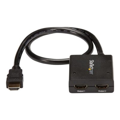 Splitter hdmi 4k startech macho – hembra 2 puertos