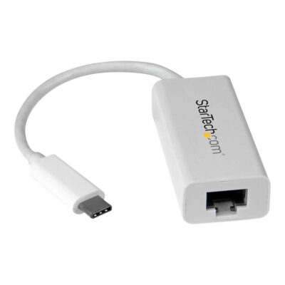 Adaptador usb tipo c a rj45 startech macho – hembra blanco