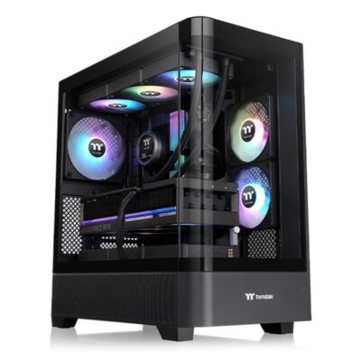 Caja ordenador gaming thermaltake view 290 atx argb cristal templado negro