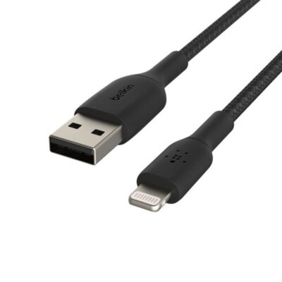 Cable belkin caa002bt1mbk lightning usb – a trenzado boost charge 1m negro