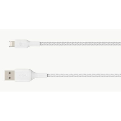 Cable lightning a usb tipo a belkin 1m – macho – macho – blanco