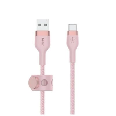 Cable usb tipo c a usb tipo a belkin 1m – macho – macho – rosa