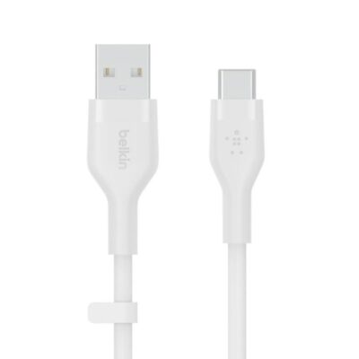 Cable usb tipo c a usb tipo a belkin 2m – macho – macho – blanco