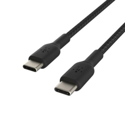 Cable usb tipo c belkin 1m – macho – macho – negro