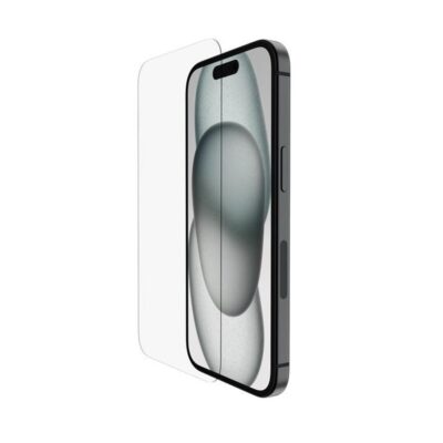 Protector de pantalla belkin ova135zz iphone 15 – 14 pro cristal templado screenforce