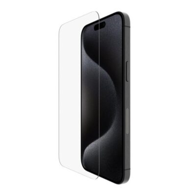 Protector de pantalla belkin ova138zz iphone 15 pro max cristal templado screenforce