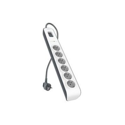 Regleta alimentacion belkin bsv603vf2m – v2 de proteccion contra sobretensiones 6 tomas boton apagado