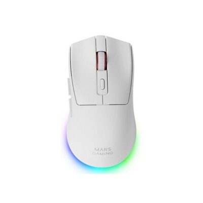 Raton inalambrico mars gaming mm – t3w blanco