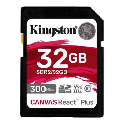 Tarjeta memoria sdhc 32gb kingston react select plus uhs – ii cl10
