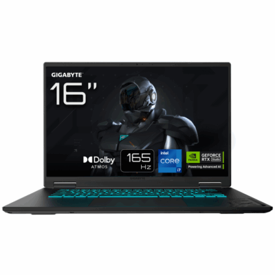 Portatil gigabyte a16 cvhi3es864sd i7 – 13620h – 32gb – ssd 1tb – rtx 5060 8gb – 16 pulgadas fhd+ – freedos