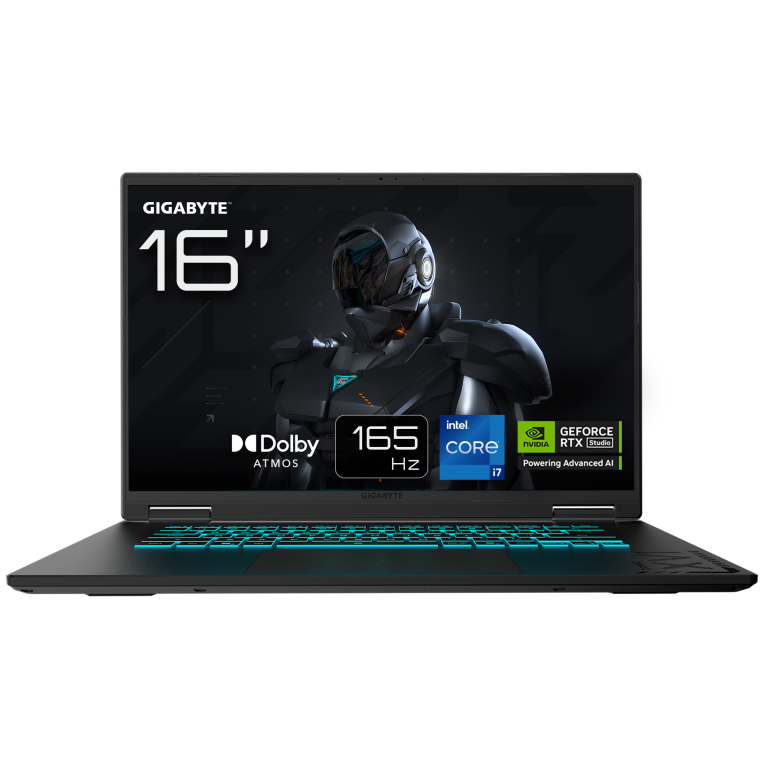 Portatil gigabyte a16 cvhi3es864sd i7 - 13620h - 32gb - ssd 1tb - rtx 5060 8gb - 16 pulgadas fhd+ - freedos