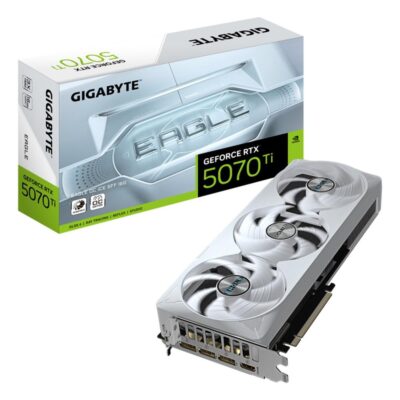 Tarjeta grafica gigabyte rtx 5070ti eagle oc ice sff 16gb gddr7 – 3x dp – 1x hdmi pci express 5.0