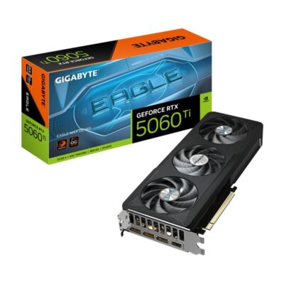 Tarjeta grafica gigabyte rtx 5060 ti eagle max oc 16gb gddr7 – 3x dp – 1x hdmi pci express 5.0