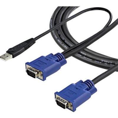 Cable vga a vga – usb 2.0 startech 3.05m – macho – macho – negro