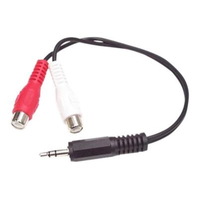 Cable mini jack 3.5mm startech 0.15m – macho – hembra