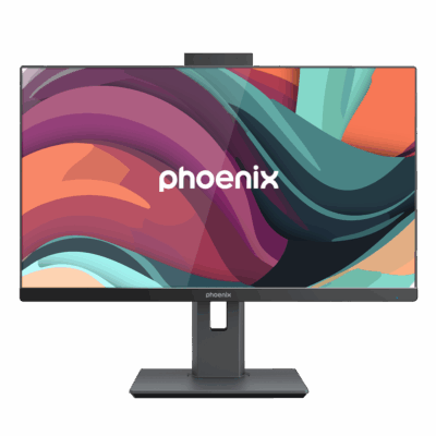 Barebone all in one phoenix campro 27 pulgadas placa asus h610t2 ddr5 con adaptador 120w