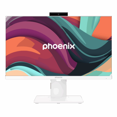 Barebone all in one phoenix campro 23.8 pulgadas blanco placa asus h610t2 ddr5 con adaptador 120w