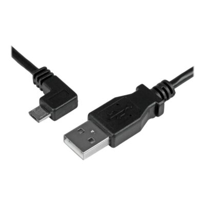 Cable micro usb tipo b a usb 2.0 startech 2m – macho – macho – negro