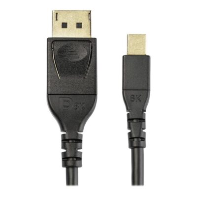 Cable mini dp a dp startech 1m – macho – macho – negro