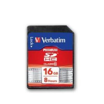 Tarjeta memoria sdhc verbatim premium 16gb clase 10 u1