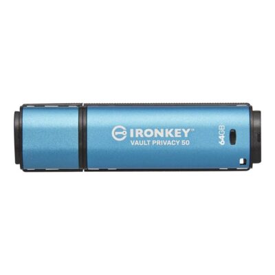 Memoria usb 3.2 kingston 64gb ironkey vault privacy 50 series
