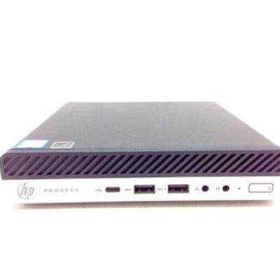 Ordenador reacondicionado mini hp 600 g4 – i5 – 9th – 8gb – 256gb m.2 – win 11 pro – sin cable trebol – wifi+antena