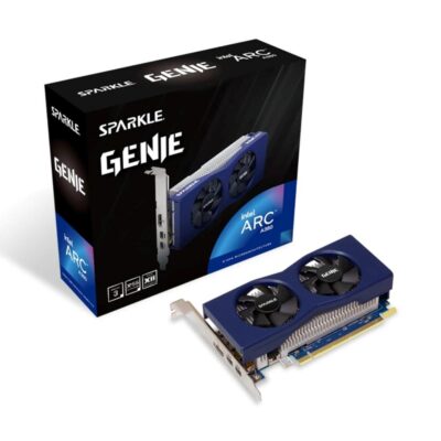 Tarjeta grafica sparkle vga intel arc a380 genie edition 6gb gddr6 – 2x mini dp – 1x hdmi pci express 4.0