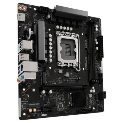 Placa base asrock h810m – h matx – 2x ddr5 lga 1851
