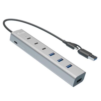 Hub carga i – tech usb tipo a – usb tipo c 7 en 1
