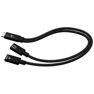 Cable usb tipo c i – tec 0.3m – macho – hembra – negro