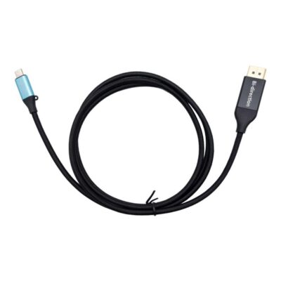 Cable displayport a usb tipo c i – tec 1.5m – macho – macho – negro
