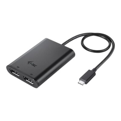 Adaptador usb tipo c a displayport i – tec macho – hembra – negro
